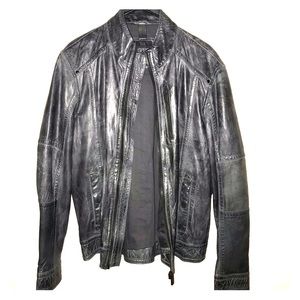 Men’s Leather Biker Jacket